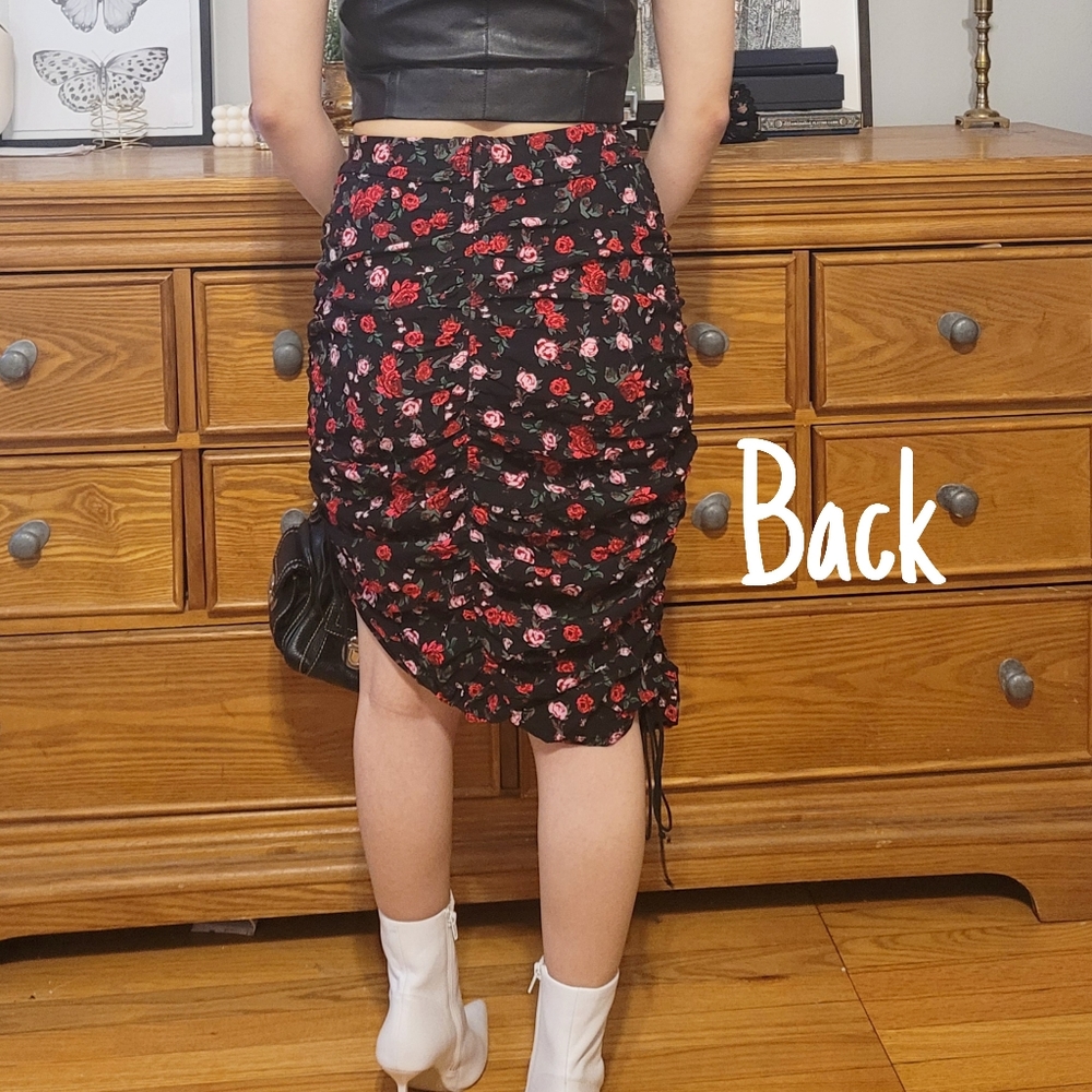 For Love & Lemons Drawstring Molly Midi Skirt - Picture 5 of 5